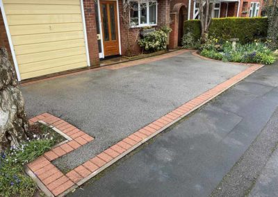 House frontage after cleaning