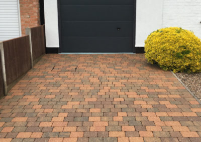 Driveway after cleaning