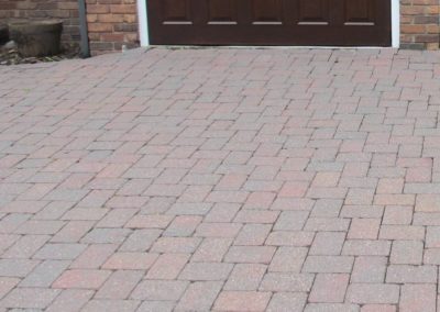 Driveway after cleaning by Stonewash