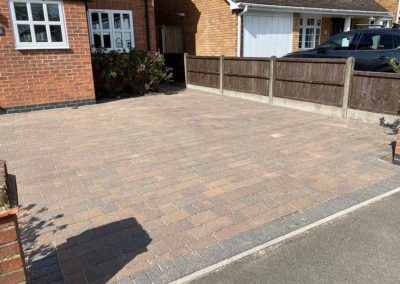 Driveway after cleaning