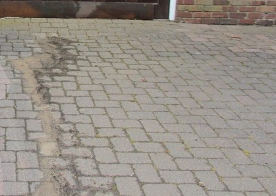 Driveway Before Cleaning