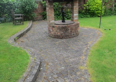 Path to Well Before Cleaning